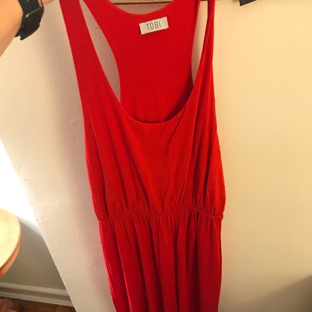Bright red TOBI maxi dress